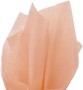 Papier de soie - Pêche - 50 x 75 cm - 17 g - 240 feuilles - Papier de soie rose tendre
