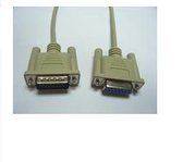Microconnect DSUB15 - DSUB15, 2m, M-F VGA kabel VGA (D-Sub) Beige