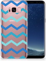 Samsung S8 Backcase Zigzag Blauw
