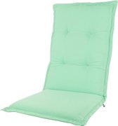 Tuinkussen Kopu® Prisma Aquamarine | Tuinstoelkussen voor standenstoel met hoge rug | Extra comfortabel schuim