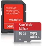 Sandisk, Micro SDHC 16 GB ULTRA CLASS 10 + SD Adapter