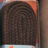 3 mm x 120cm donker Bruin - Rond Cord 100% katoenen schoenveter