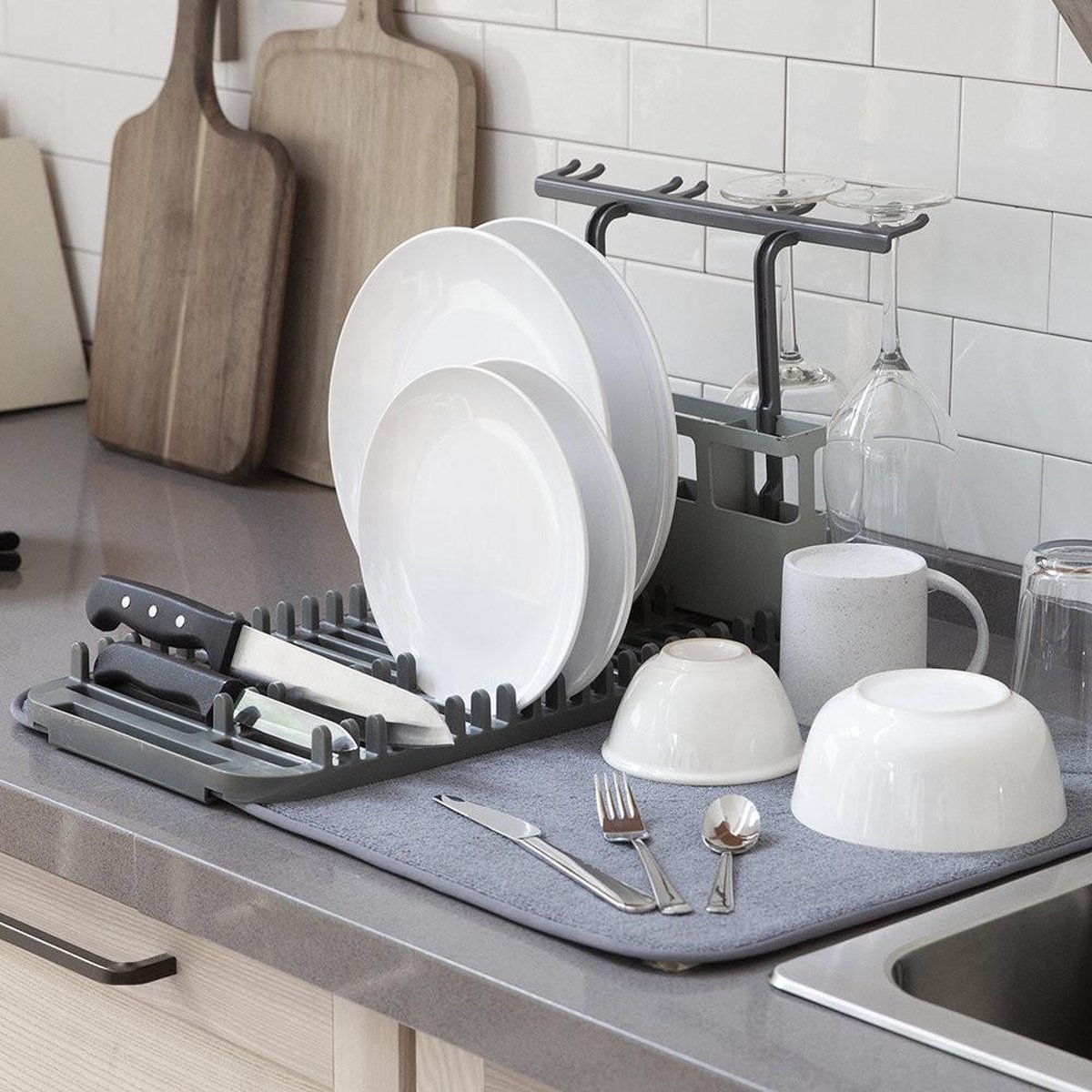 Goedkoopste Umbra UDry-afdruiprek met droogmat