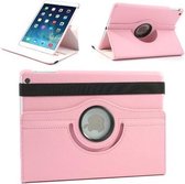 iPad Mini 1, 2, 3 - 360 graden draaibare Hoes - Lederen - Licht roze