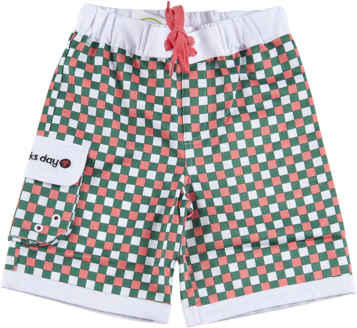 Ducksday - zwemshort - zwembroek - boardshort - jongen - UPF50+ - Tile - 4 jaar
