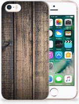 iPhone SE | 5S Uniek TPU Hoesje Steigerhout