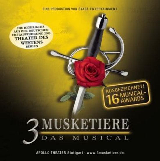 3 Musketiere Das Musical, Original Cast Recording CD (album