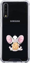 Samsung Galaxy A50 / A50S / A30S Transparant siliconen hoesje (Schattig muisje)