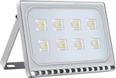 Profile LED Schijnwerper - Voor buiten - 50W - IP67 - Extra dun - Grijs