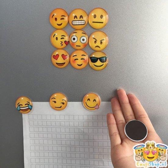 Taille Geelachtig Simuleren Emoji Koelkast Magneten - 13 stuks - 3cm bij 3cm | bol.com