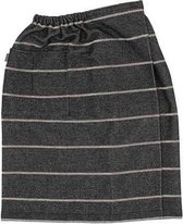 Jokipiin - Heren linnen sauna omslag doek model strepen zwart