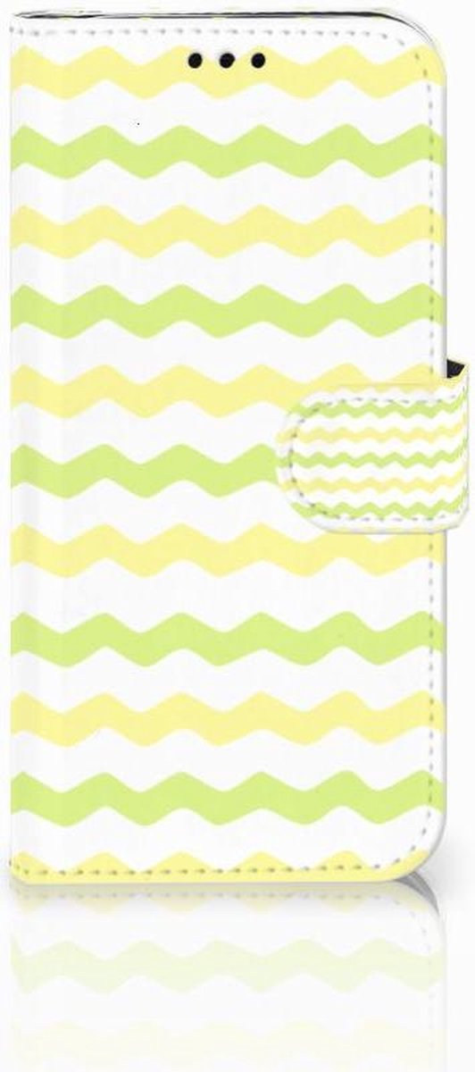 Samsung Galaxy J5 2017 Telefoon Hoesje Waves Yellow