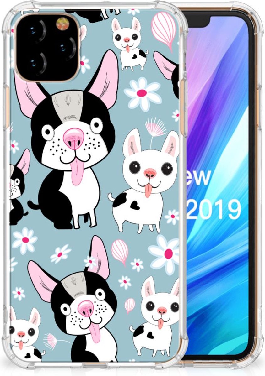 Apple iPhone 11 Pro Max Case Anti-shock Hondjes