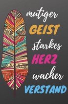 Mutiger Geist, starkes Herz, wacher Verstand.