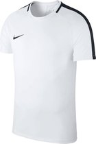 Nike Dry Academy 18 Sportshirt Kids - wit