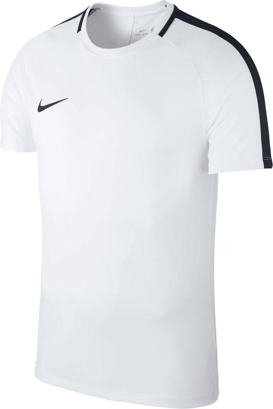 Nike Dry Academy 18 Sports Shirt Unisexe - Blanc