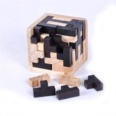 Puzzel 3D Kubus - Hout - 7x7 cm
