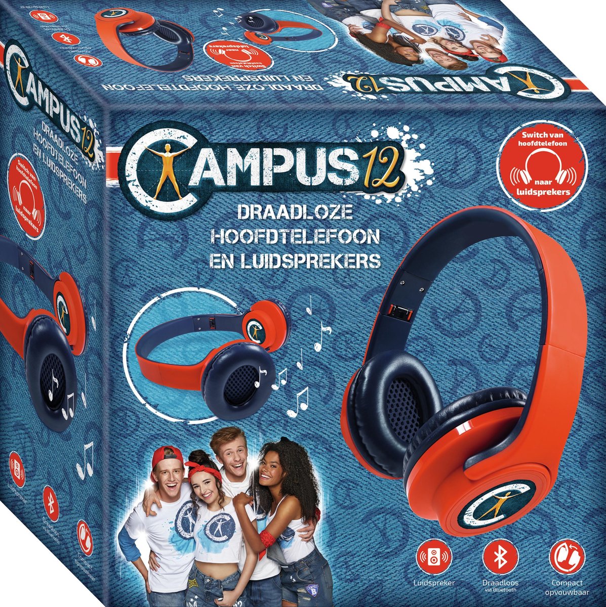Campus 12 : hoofdtelefoon & speakers