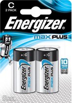 Batterij energizer max plus c alkaline 2st | Blister a 2 stuk
