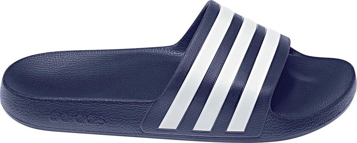 adidas Adilette Aqua Heren Slippers - Dark Blue/Ftwr White/Dark Blue - Maat 44.5
