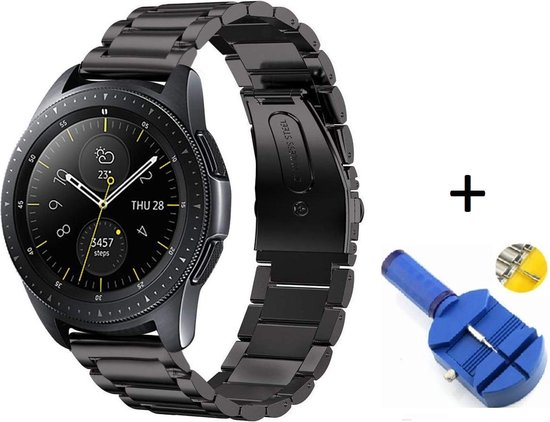Metalen Armband Geschikt Voor Samsung Galaxy Watch 42 MM Horloge Band Strap  - Schakel... | bol.com
