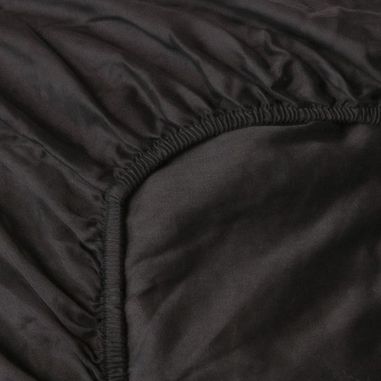 Hoeslaken Katoen Perkal 35cm Hoekhoogte - Zand 180x210/220cm