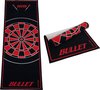 Afbeelding van het spelletje Dartmat - Bullet Rood 237x80 cm - gave mat – Dartvloerkleed