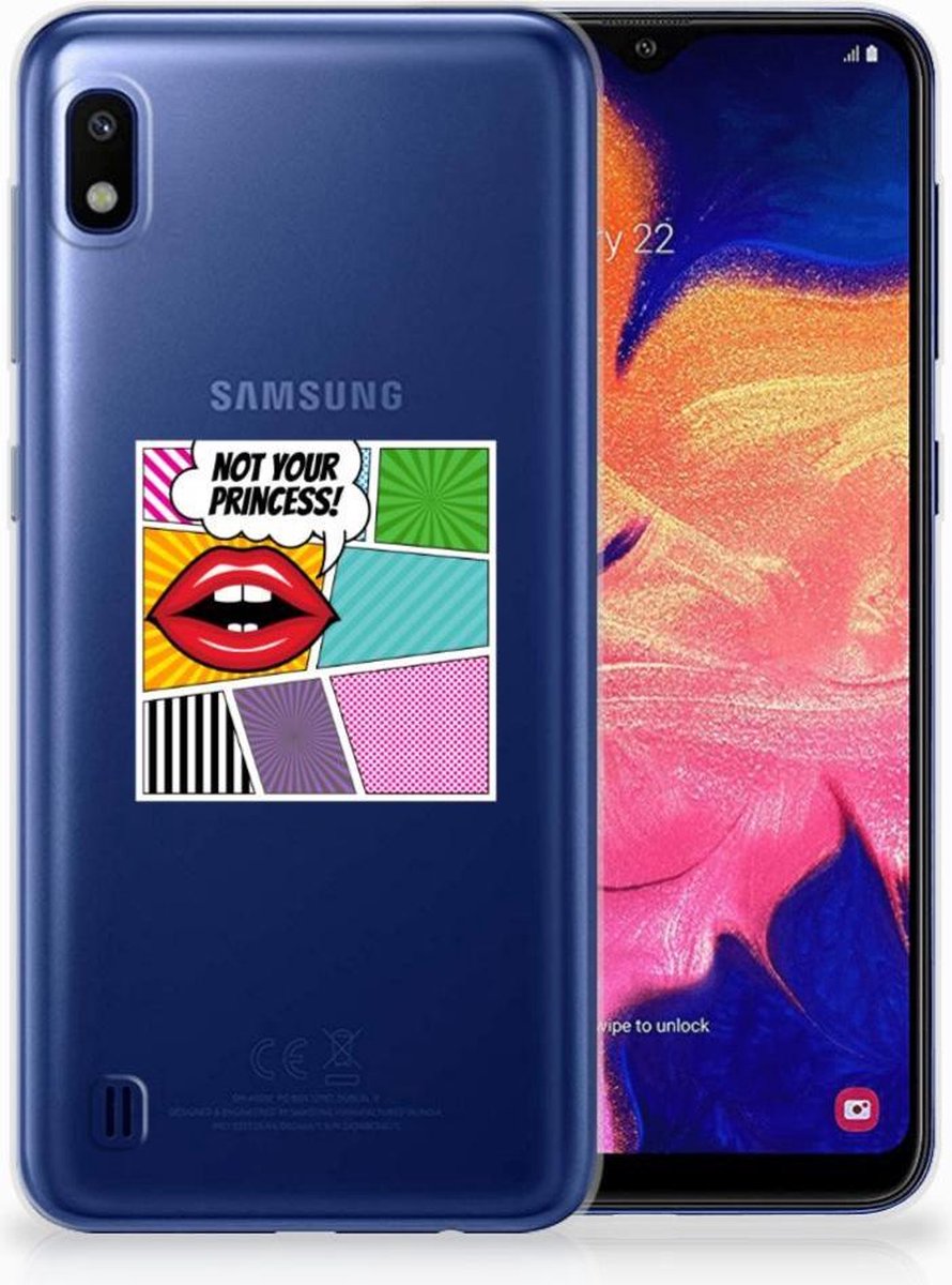 Samsung Galaxy A10 Silicone Back Cover Popart Princess