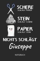 Nichts schl gt - Giuseppe - Notizbuch