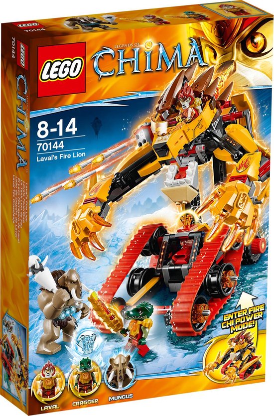 Reis zoals dat Ten einde raad LEGO Chima Lavals Vuurleeuw - 70144 | bol.com