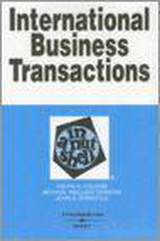 International Business Transactions In A Nutshell | 9780314151018 | Ralph H. Folsom |... | bol