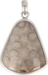Fossiel Koraal | edelsteen hanger | 925 sterling zilver | nr.1 Fossiel Koraal | edelsteen hanger | 925 sterling zilver | nr.1