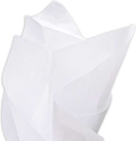 Papier de soie - Blanc - 50 x 75 cm - 17 gr - 240 feuilles Papier buvard (Original)