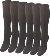 6 paar Merkloos Multipack Dames Kniesokken - One size