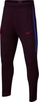 Nike Dri-Fit FC Barcelona Strike  Sportbroek - Maat 152  - Unisex - donkerrood/blauw/rood Maat L-152/158