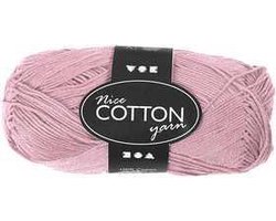 Katoengaren l: 165 m 6S/4 antiek roze 50gr