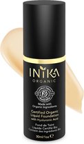 Inika Biologisch Vegan Liquid Foundation met Hyaluronzuur Cream