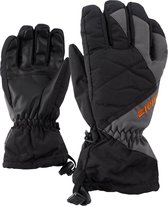 Ziener Agil AS Glove  Wintersporthandschoenen - Unisex - zwart/grijs - leeftijd in jaar: 12 - mt 7