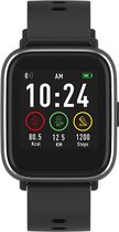 Denver SW-161 - Smartwatch - sportwatch - hartslagmeter - stappenteller - Geschikt voor iOS & Android - Zwart