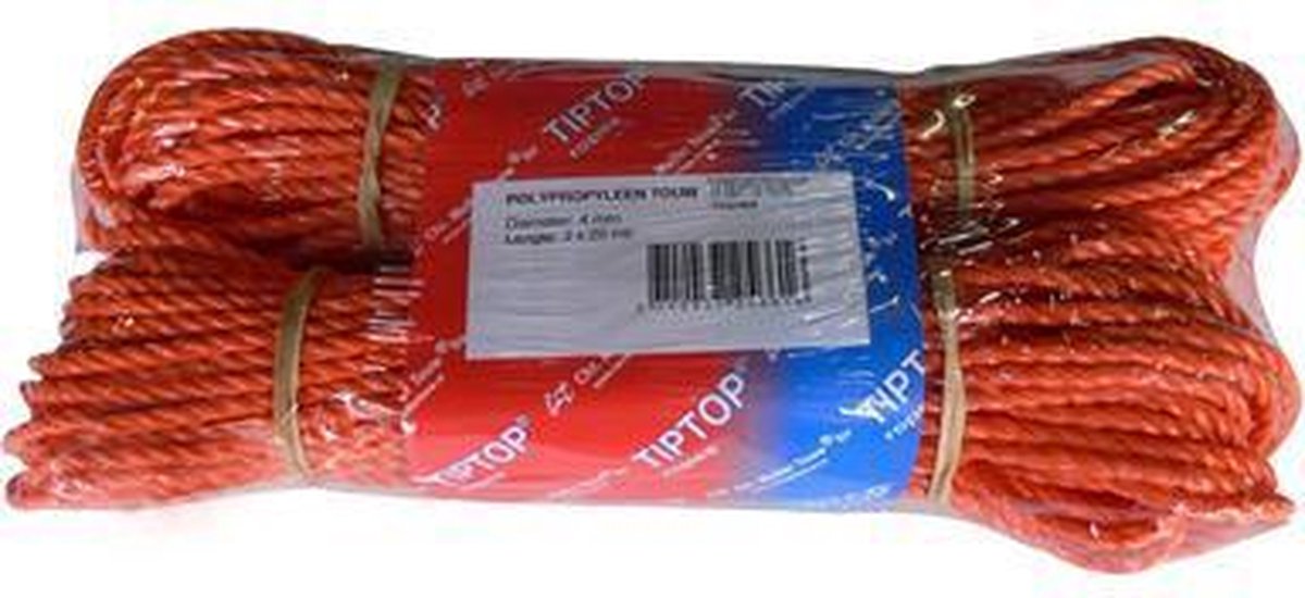 Polypropeen touw 4mm - 2x20m