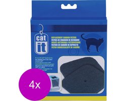 Catit Koolfilter Kattentoilet - Kattenbakaccessoires - 4 x 2 stuks