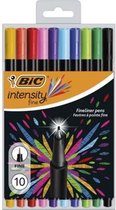 BIC Intensity fine - Fineliners - 10 kleuren.
