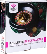 Longfield Roulette - black jack set 30 cm compleet