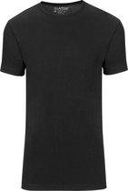 Slater 7520 - BASIC FIT 2-pack T-shirt R-neck  s/sl black M 100% cotton