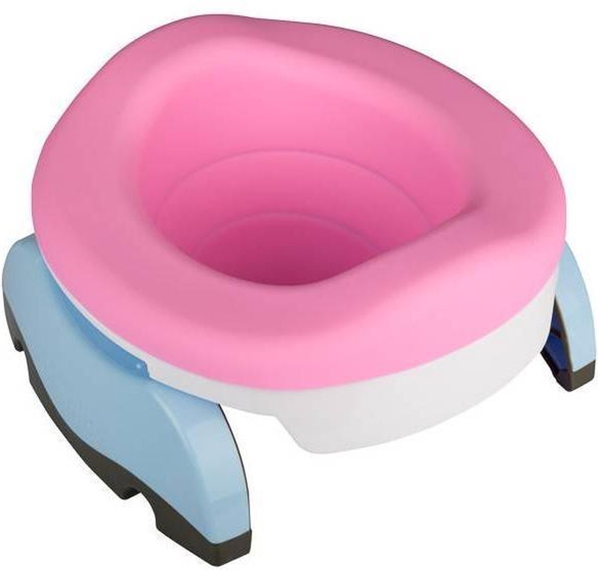 Rubberen toiletinzet voor opvouwbare Plaspotje - Roze