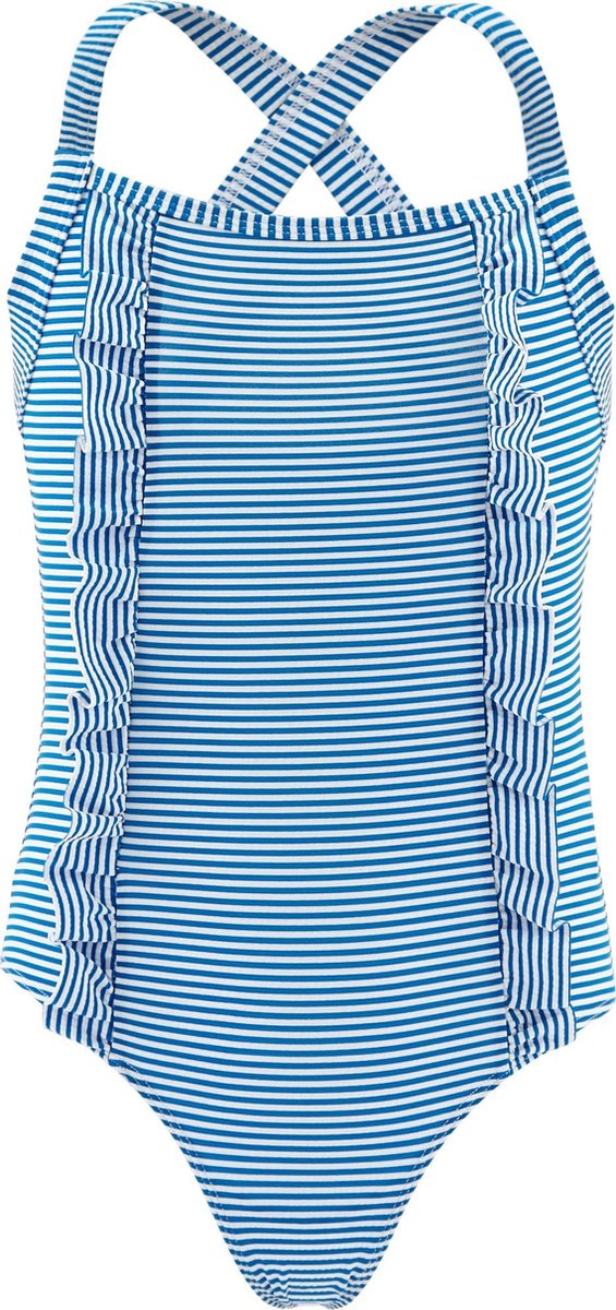 Petit Bateau Meisjes Badpak - blauw - Maat 116 | bol.com