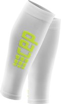 CEP - Ultralight calf sleeves - wit/groen - Maat (kuitomtrek): Dames II: Kuitomtrek 25 - 31 cm