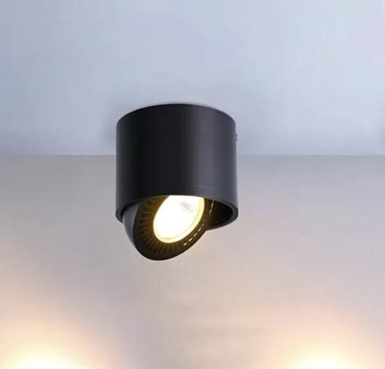 LED Downlight - Professionele Verstelbare Opbouw COB Spot Light Rond Hoog  9W Dimbaar –... | bol.com