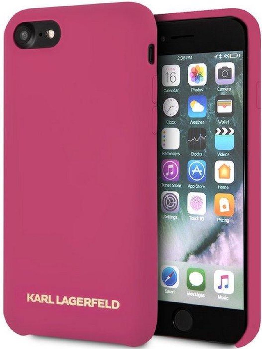 Karl Lagerfeld Silicone Back Case - Geschikt voor Apple iPhone 7 (4.7