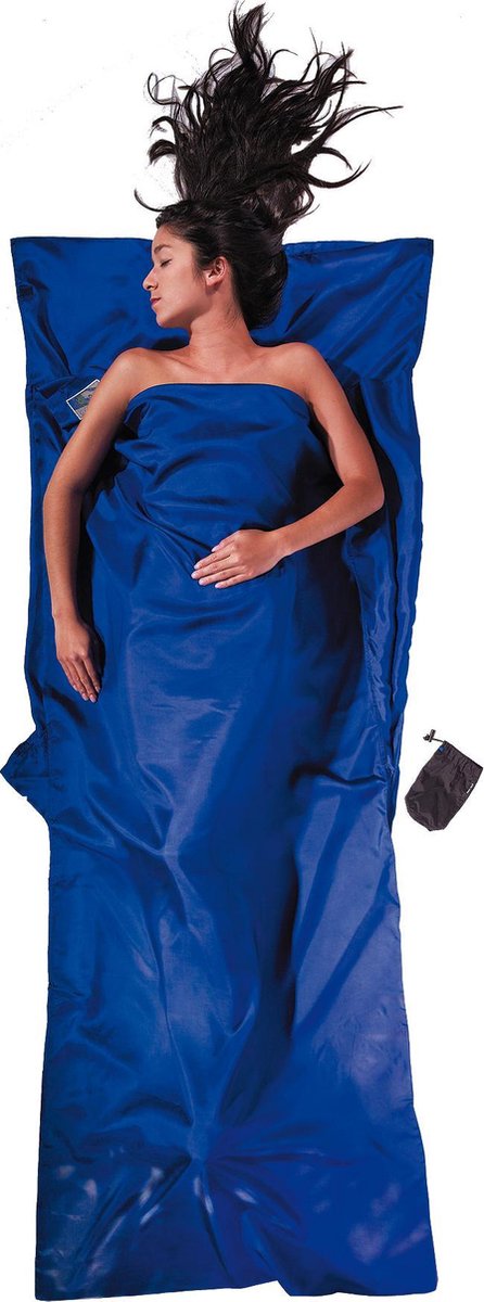 Cocoon TravelSheet - Lakenzak - Zijde - Ultramarine Blue